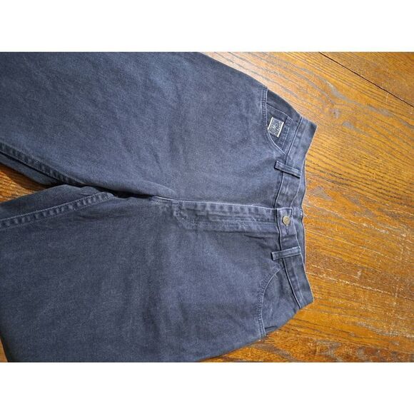 New 10M Wrangler for Women Grey Cotton Relaxed Fit Denim Jeans High Waist - Picture 2 of 5